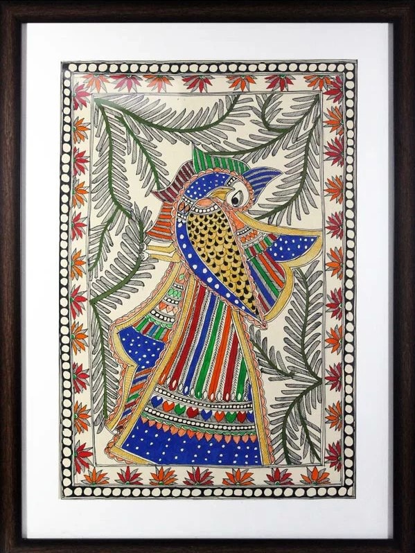 Bird and Floral Vine
